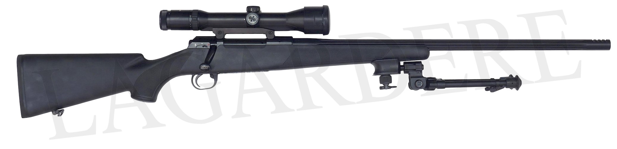 SAN SWISS ARMS SHR 970 MATCH NOIRE + LUNETTE HENSOLDT