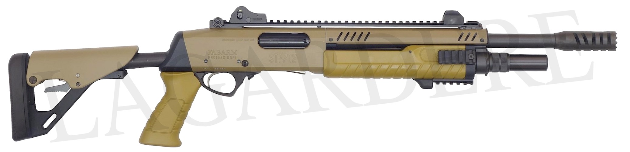 FABARM STF 12 COMPACT 14" TAN RETRACT