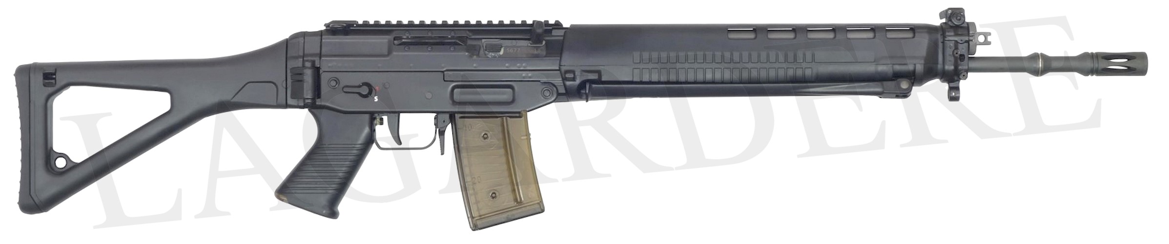 SAN SWISS ARMS SG 550-1 RAIL SEMI-AUTO BLACK