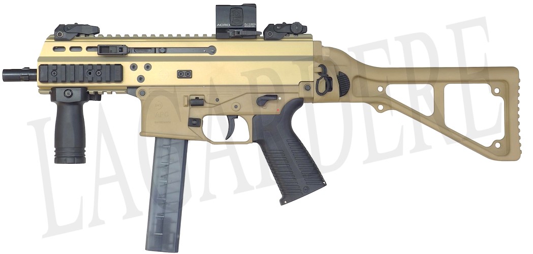 B&T APC9 PRO CROSSE PLIANTE TAN