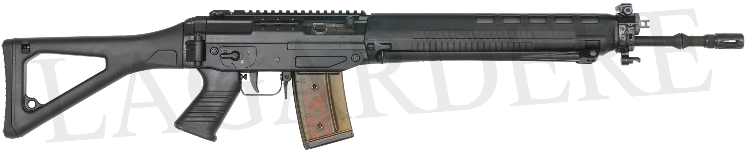 SAN SG 550-1 RAIL ALU SEMI-AUTO BLACK