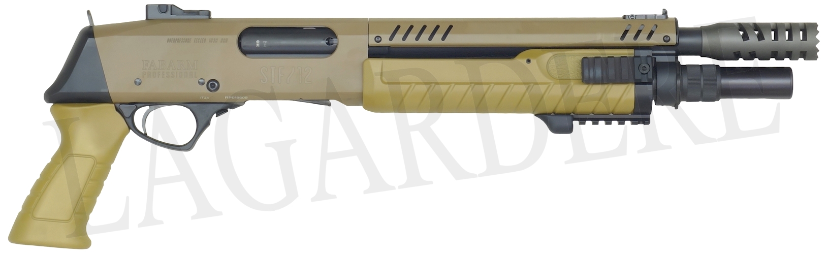 FABARM STF 12 COMPACT 11" TAN CONFIG. L-185 LE PISTOL