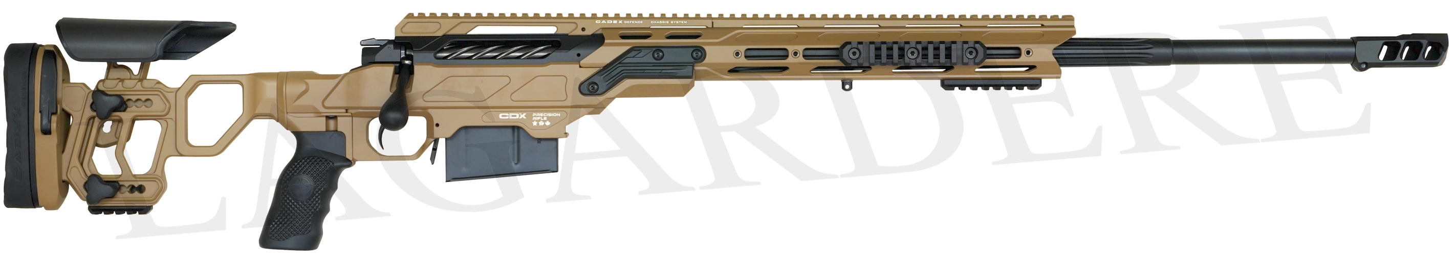 CADEX DEFENCE CDX 33 TAC PRECISION 27" HYBRID TAN BLACK(SNIPER MILITAIRE)