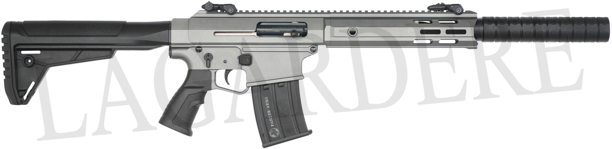 PANZER ARMS USA AR12 PRO GREY SHORT 18.5"