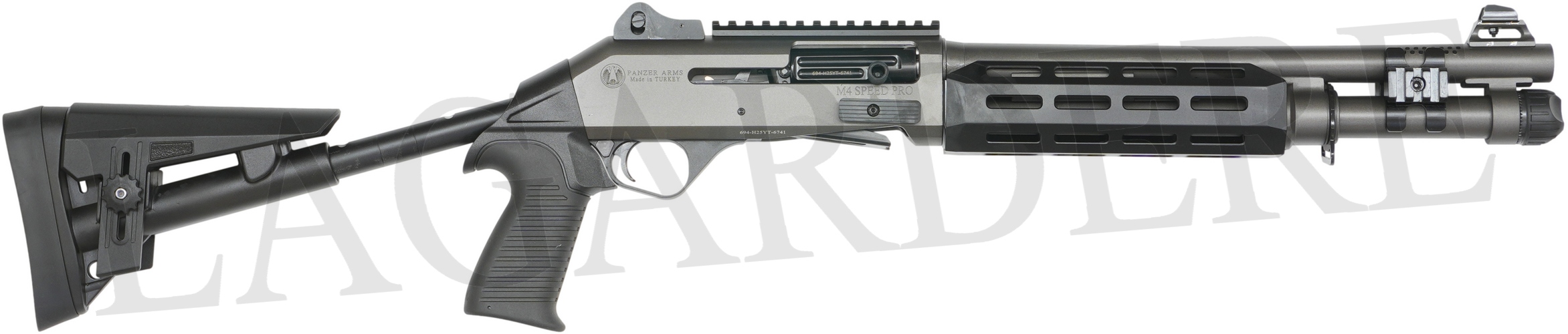 PANZER ARMS USA M4 SPEED PRO TAC GREY TELESCOPIC 14.5"