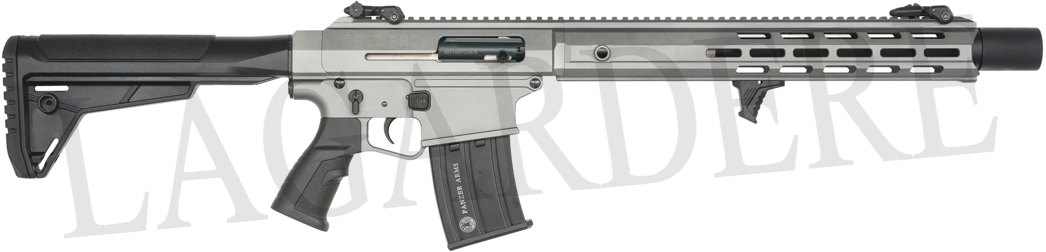 PANZER ARMS USA AR12 PRO GREY LONG 18.5"