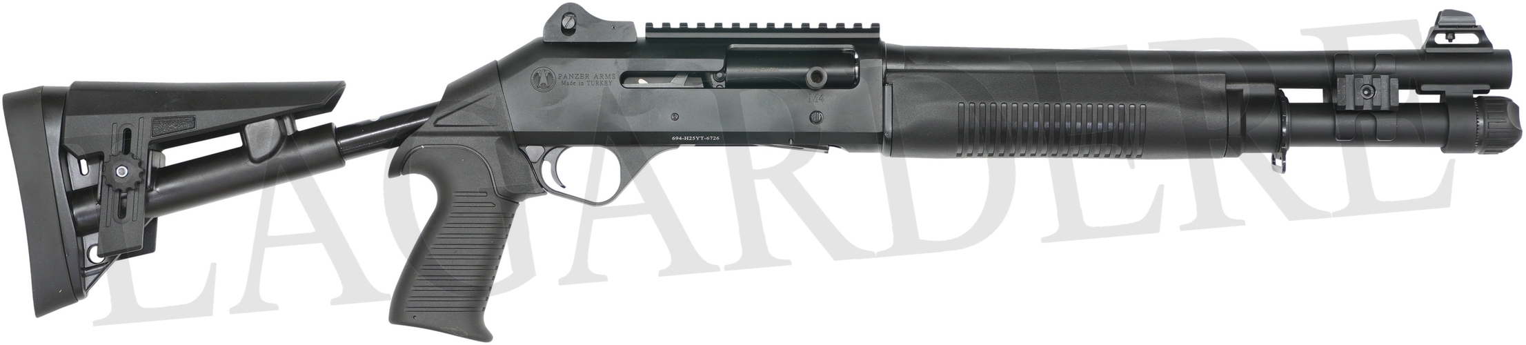 PANZER ARMS USA M4 TAC BLACK TELESCOPIC 14.5"