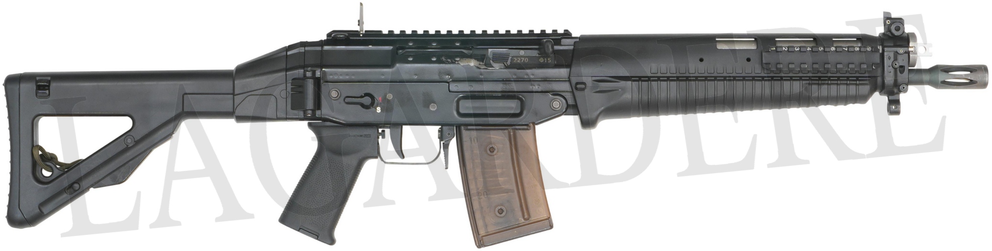SAN SWISS ARMS SG 551-1 SB RAIL NOIR HA OCCASION(FUSIL D'ASSAUT SEMI-AUTO)