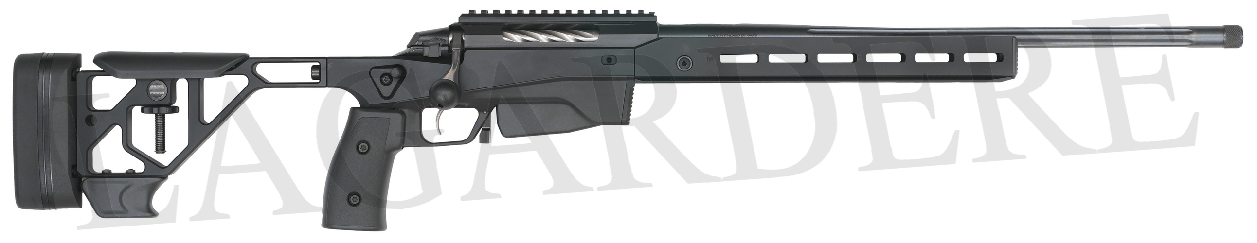 TIKKA T3X ACE TARGET 20" FLUTED BLACK(CARABINE A REPETITION)