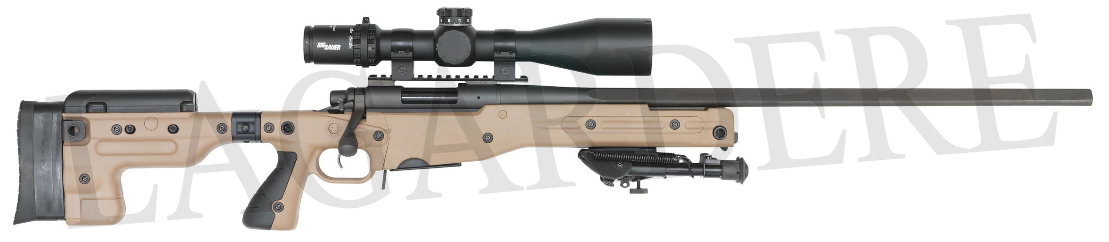 REMINGTON 700 TARGET TCT ACCURACY CUSTOM + LUNETTE SIG TANGO DMR(FUSIL DE SNIPER A REPETITION MANUELLE)