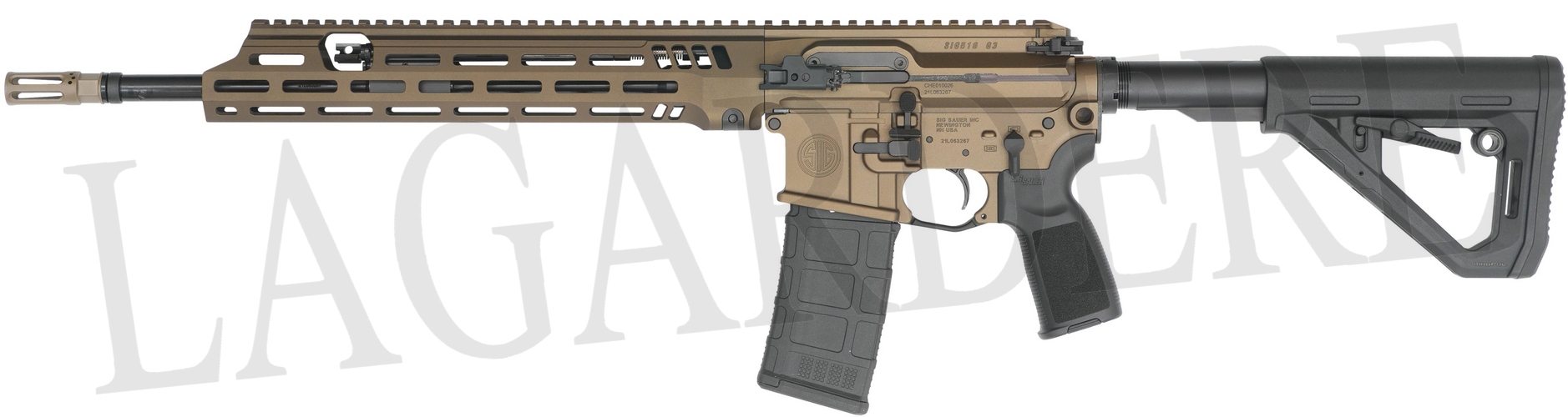 SIG-SAUER 516 G3 BRONZE 16,5"(FUSIL D'ASSAUT SEMI-AUTO)