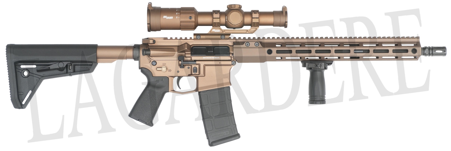 AERO PRECISION M4 E1 PRO BRONZE KIT KK AVEC LUNETTE SIG ET POIGNEE(FUSIL D'ASSAUT SEMI-AUTO)