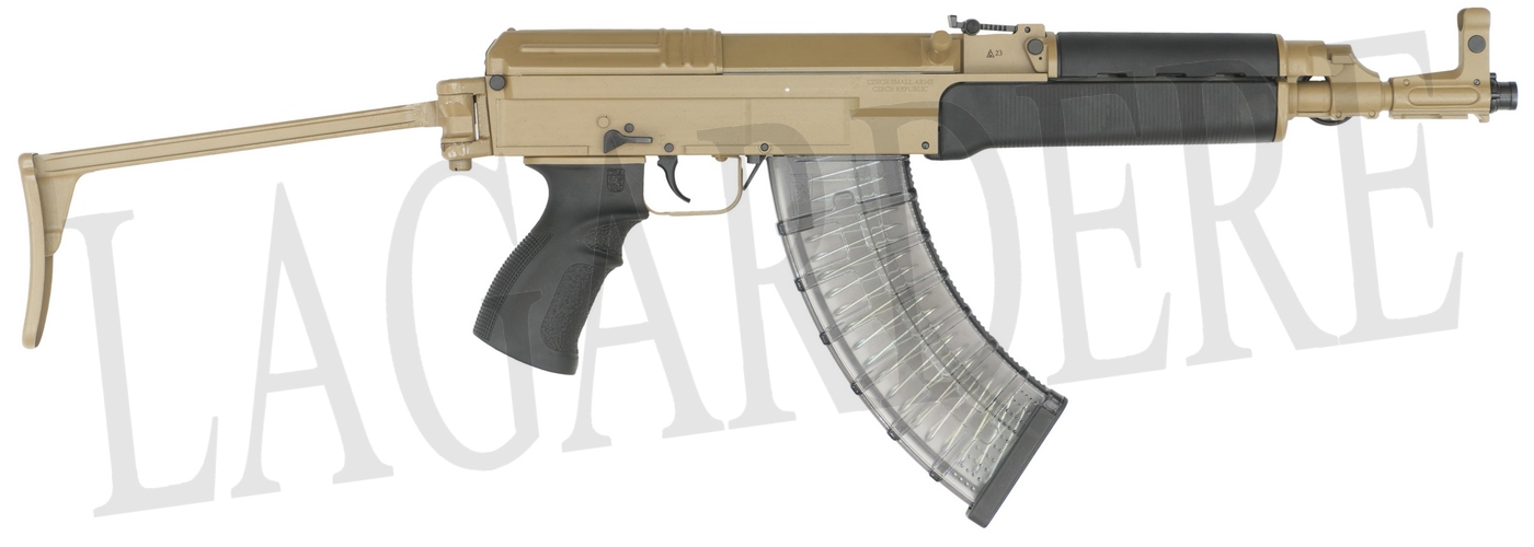 CZECH SMALL ARMS VZ 58 SPORTER CARABINE TAN CROSSE PLIANTE(FUSIL D'ASSAUT SEMI-AUTO)
