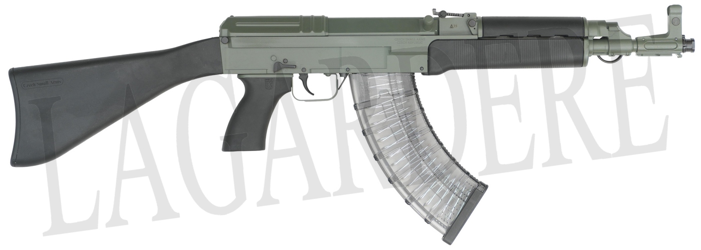 CZECH SMALL ARMS VZ 58 SPORTER CARABINE OLIVE CROSSE FIXE(FUSIL D'ASSAUT SEMI-AUTO)