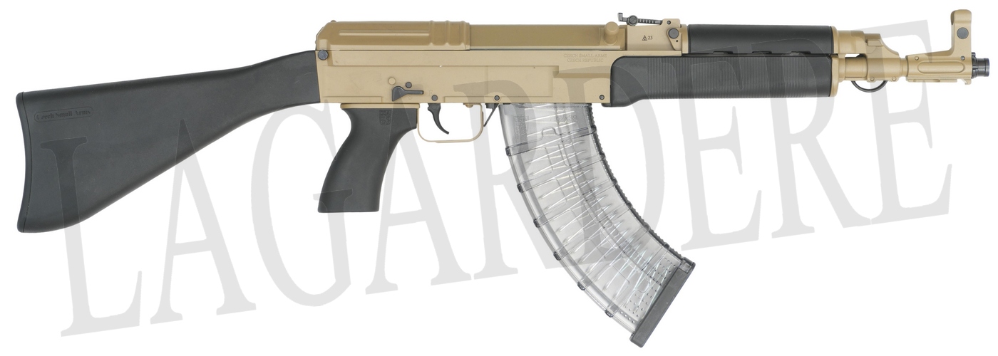 CZECH SMALL ARMS VZ 58 SPORTER CARABINE TAN CROSSE FIXE(FUSIL D'ASSAUT SEMI-AUTO)