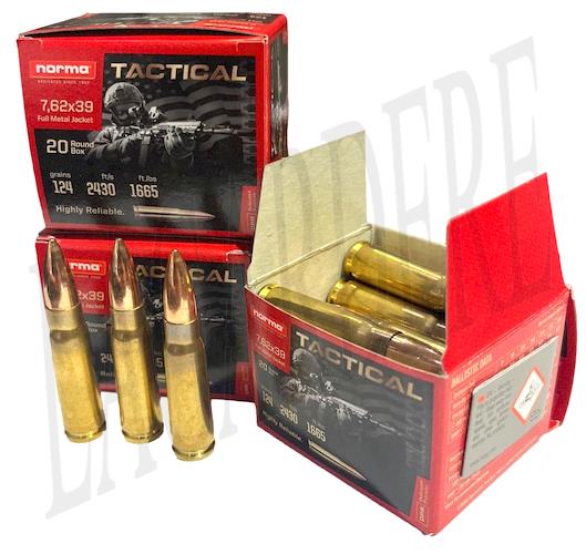 NORMA FMJ TACT 124 GRS