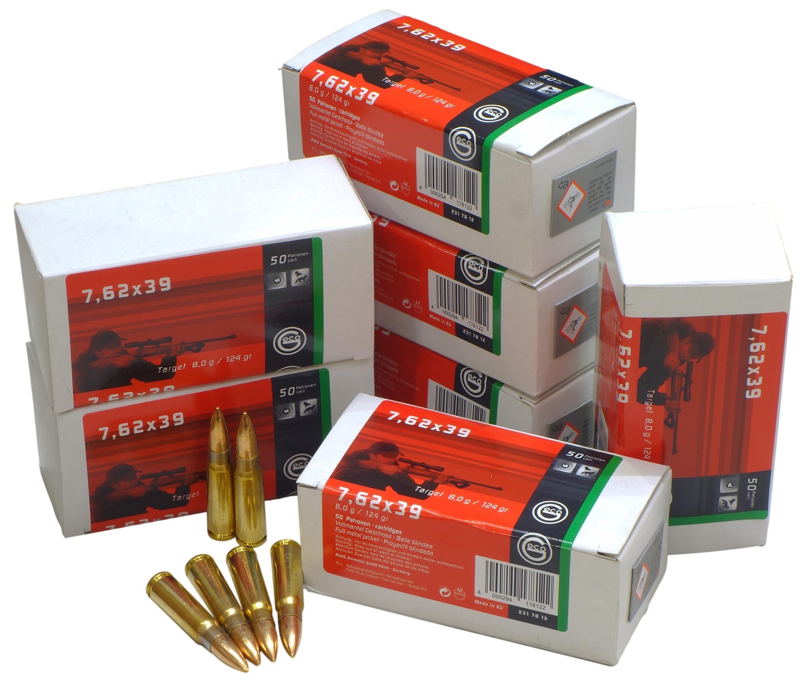 GECO FMJ 124 GRS TARGET(CARTOUCHE A BALLE)