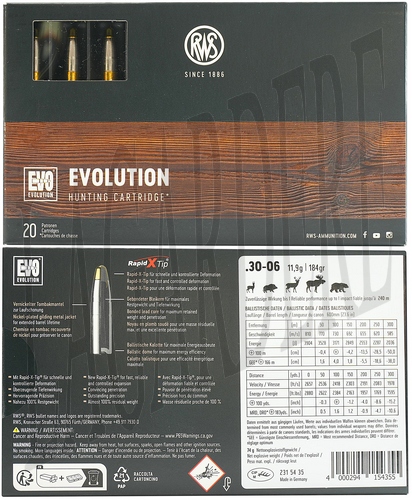 RWS EVO 11,9 G / 184 GRS