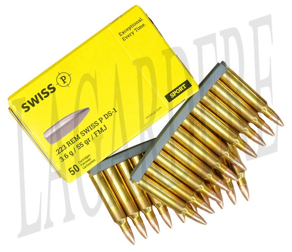 SWISS P DEFENCE FMJ 55 GRS