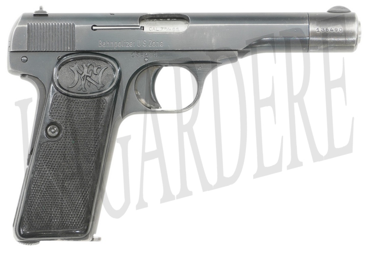 FN BROWNING 1910-22 BAHNPOLIZEI US ZONE