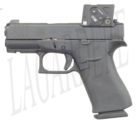 GLOCK 43X FS RAIL MOS COMBO COA
