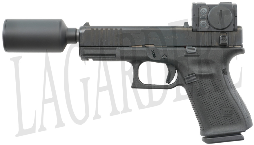 GLOCK 19 B&T HUSH PUPPY SET+SILENCIEUX INCLUS