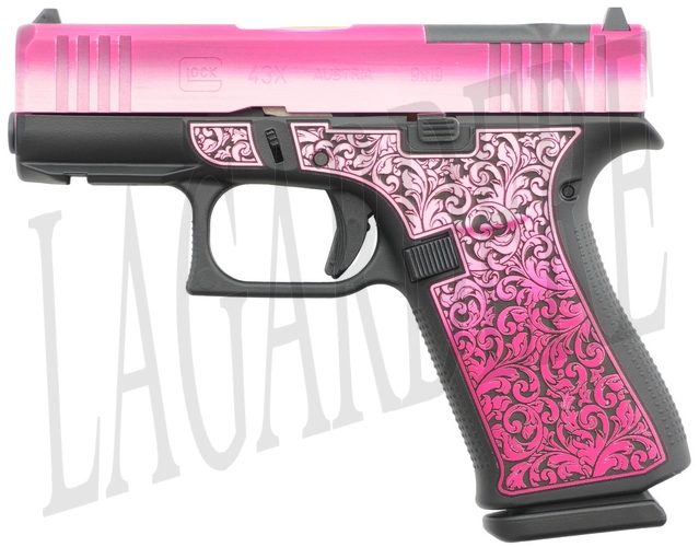 GLOCK 43X FS RAIL MOS GOLD LADY SCT