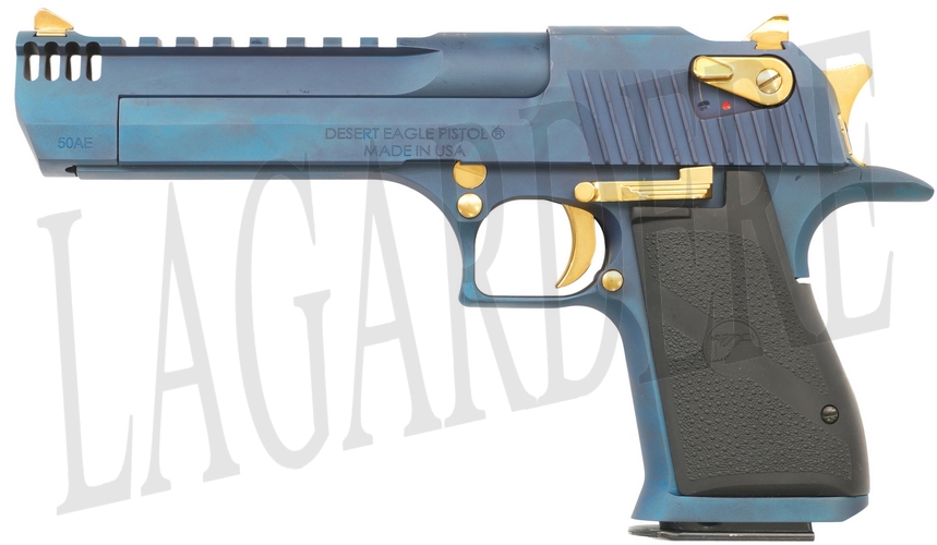 MAGNUM RESEARCH(PISTOLET) DESERT EAGLE CARBO BLUE / GOLD