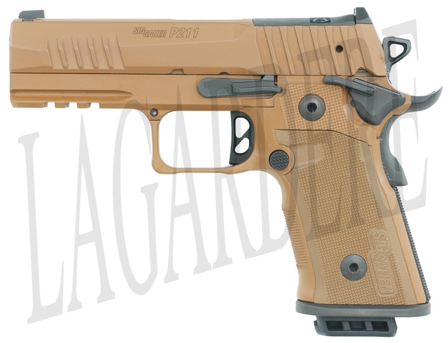 SIG-SAUER P211 GT4 COYOTE 21COUPS(PISTOLET)