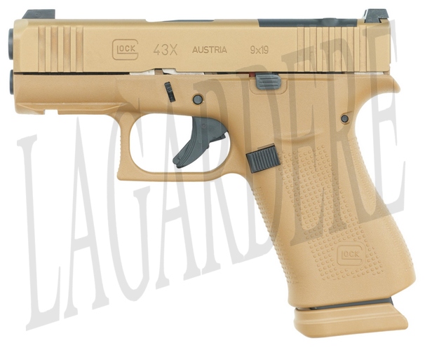 GLOCK 43X FS MOSK COYOTE(PISTOLET)