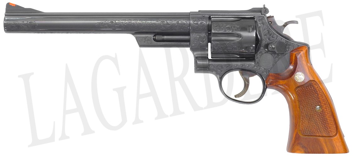 SMITH & WESSON 29-2 HAND ENGRAVED 8" BLUE