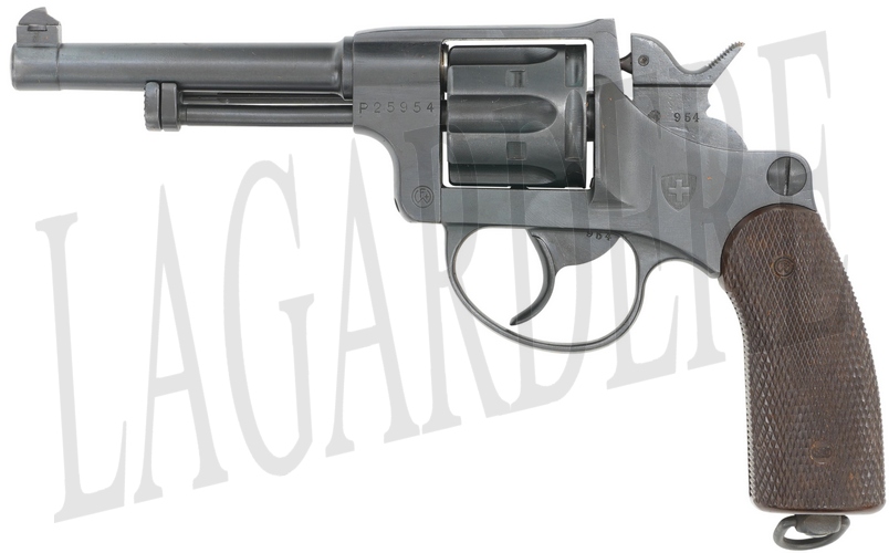 WAFFENFABRIK 1929 PLAQUETTES BRUNES(REVOLVER)